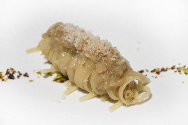linguine-baccalà-ristorante-il-Pagliaccio-Roma