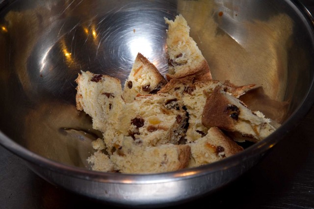 tortino con panettone avanzato