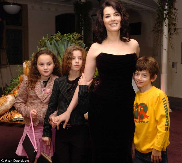 Nigella Lawson e i figli