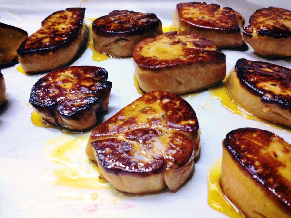 foie gras Flambar