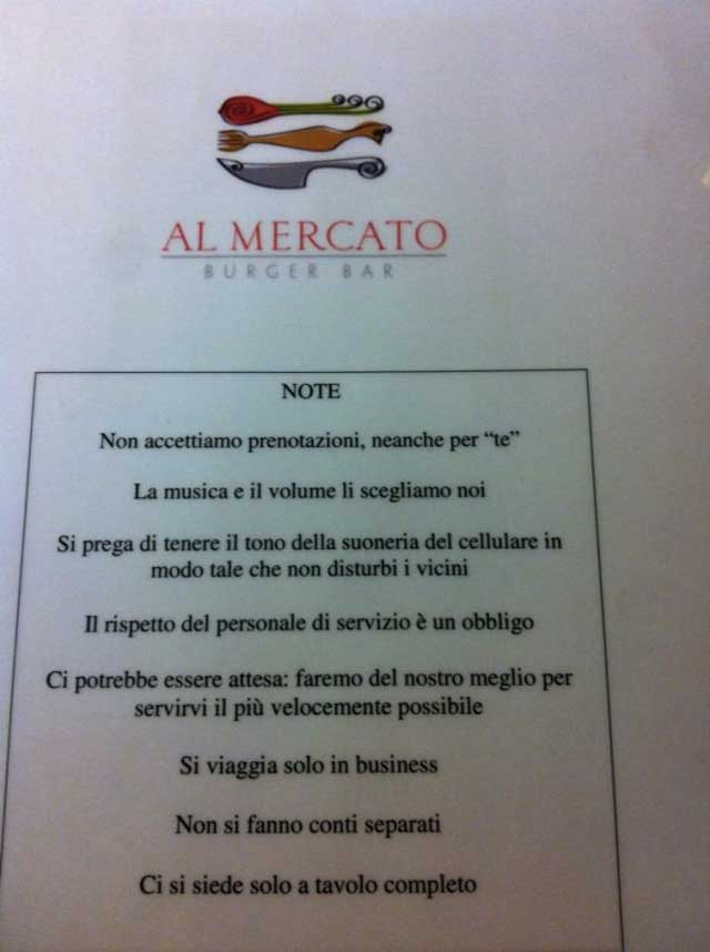 I 10 divieti da rispettare nei ristoranti di tutta italia Come dividere gli spazi di un ristorante