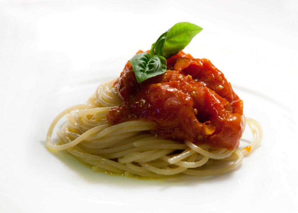 spaghetti al pomodoro Don Alfonso