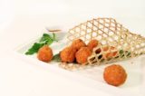 polpettine dorate di gamberi