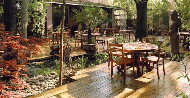 shambala ristorante con giardino