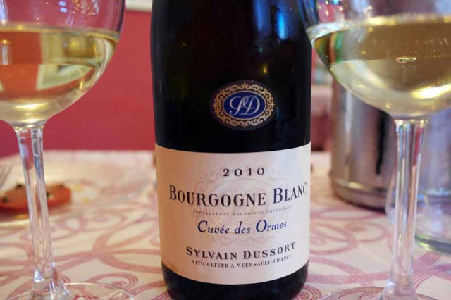 Bourgogne Blanc di Sylvain Dussor