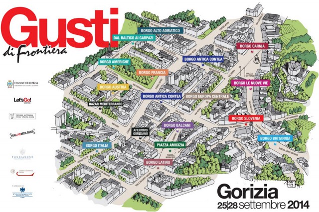 gusti di frontiera gorizia festival mappa 2014