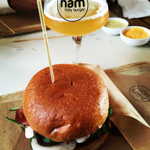 hamburger Ham Holy Burger