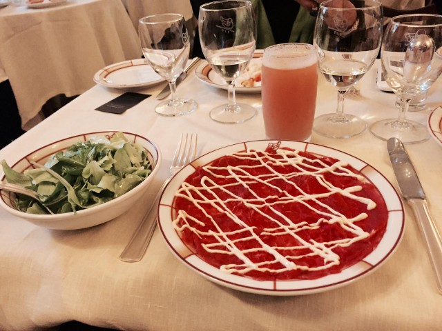 Harry's bar carpaccio e Bellini