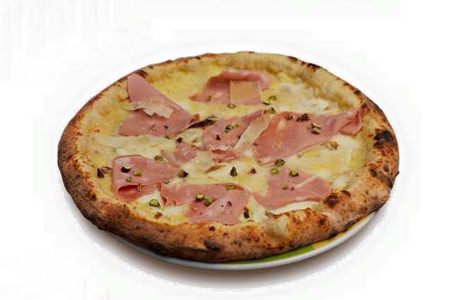 pizza mortadella pistacchi