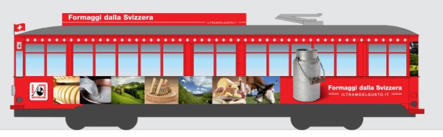 Expo 2015 Tram del gusto formaggi della svizzera
