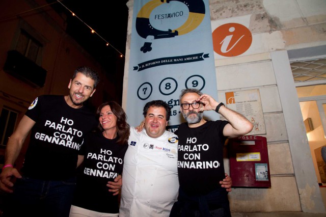 Festa a Vico 2015 chef Bottura Berton Esposito