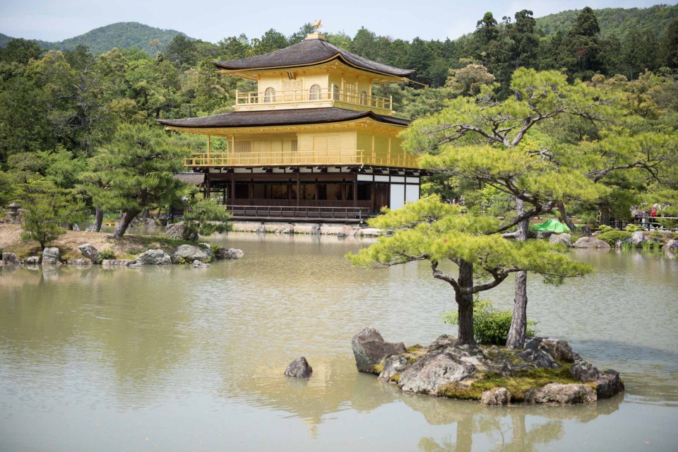 Kinkaku-ji padiglione d'oro Kyoto