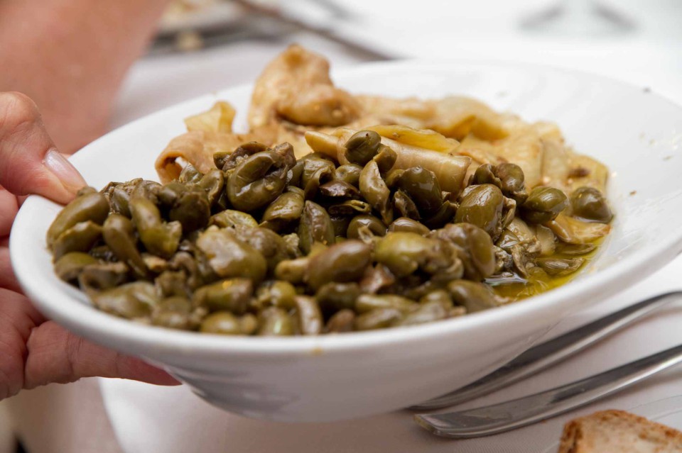olive ammaccate piatto