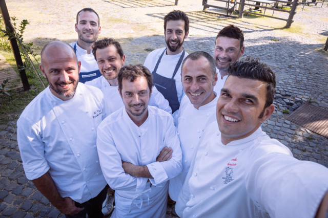 Taste of Roma 2015 chef selfie