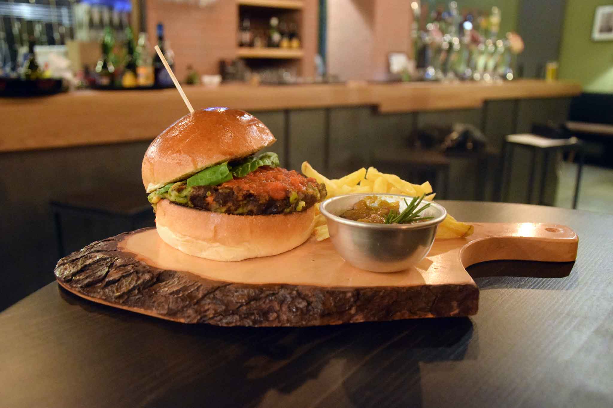hamburger vegano papin