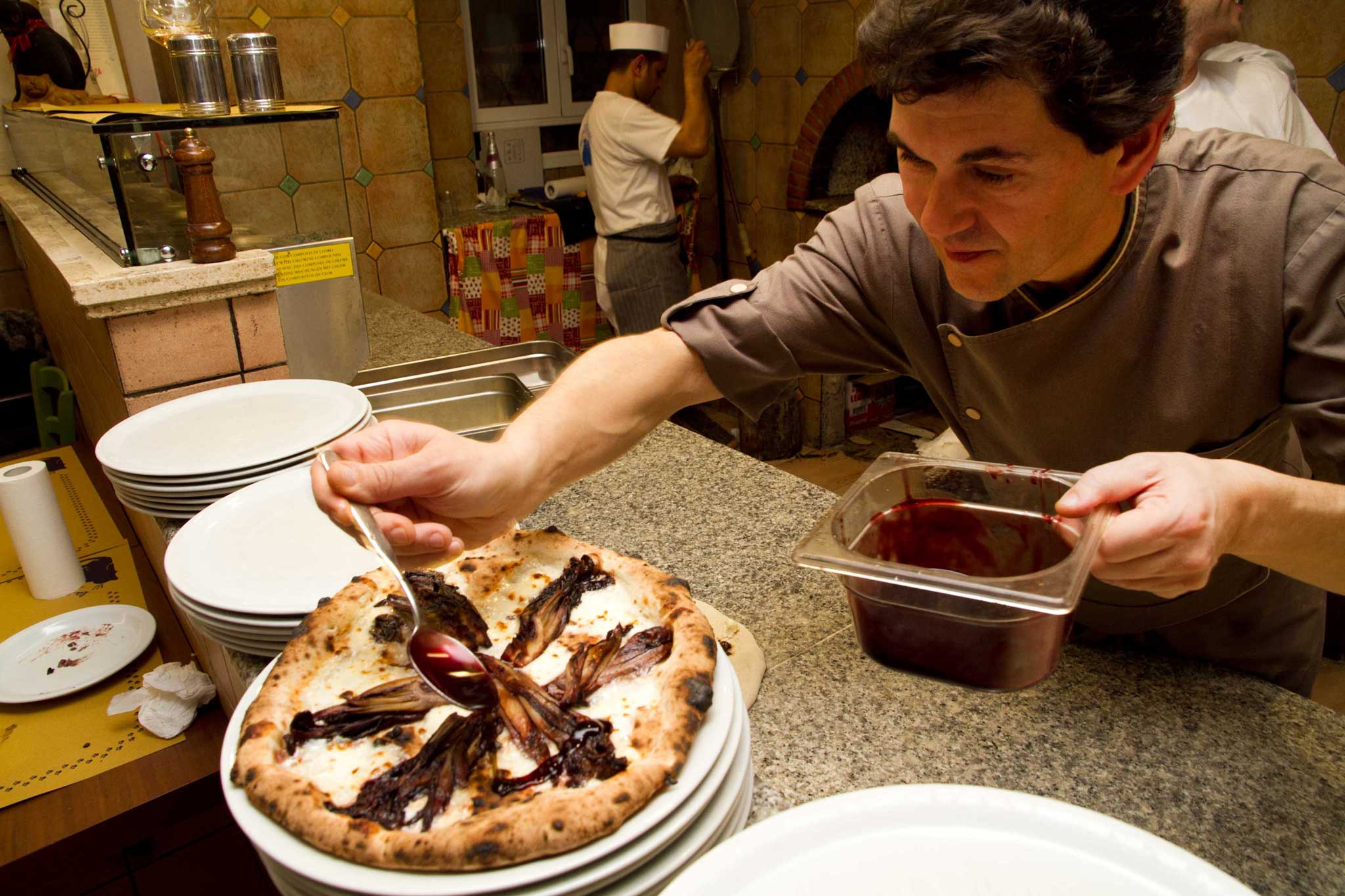 Davide Bisetto chef stella Michelin pizza