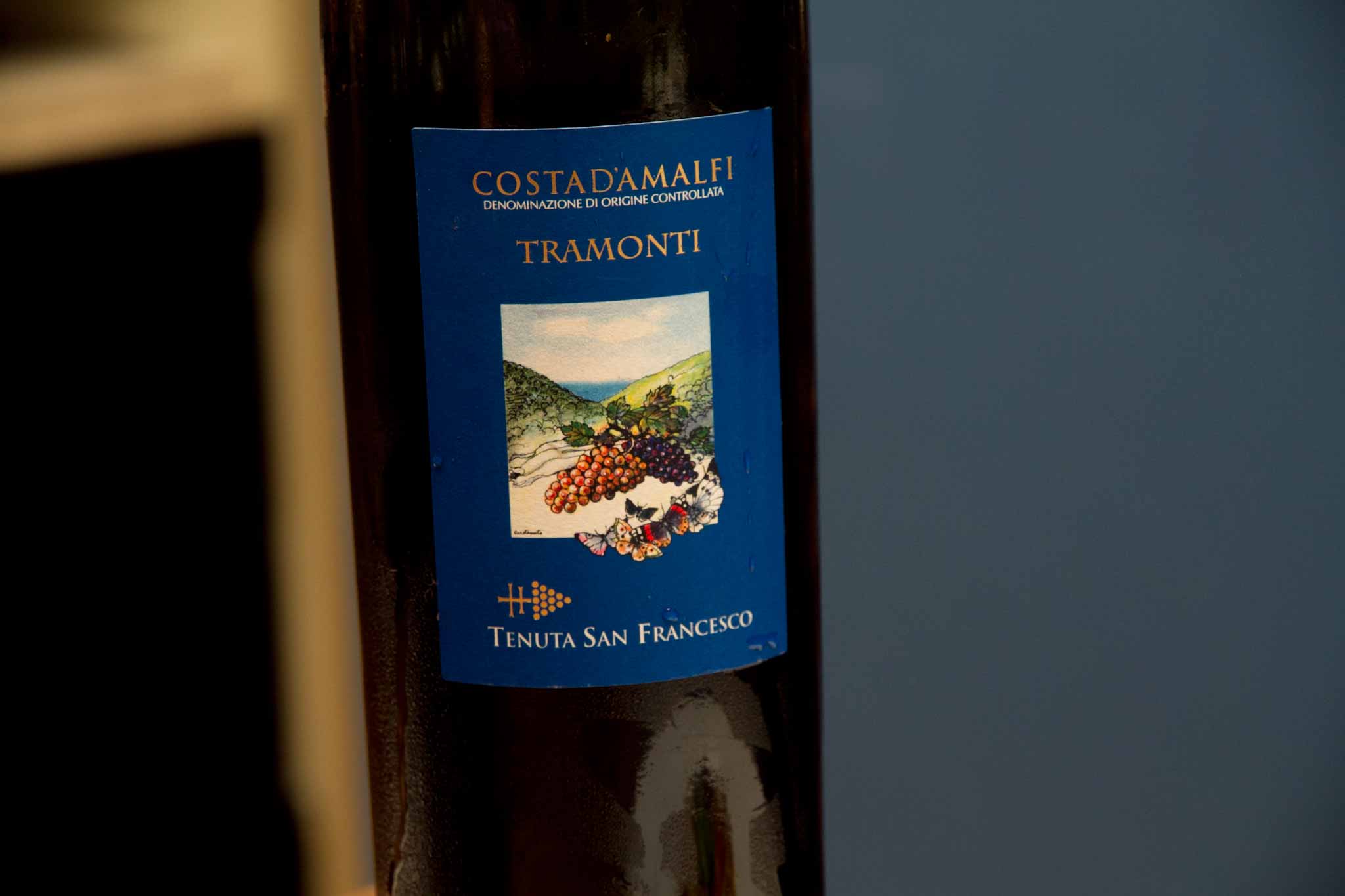 Tramonti vino Tenuta San Francesco