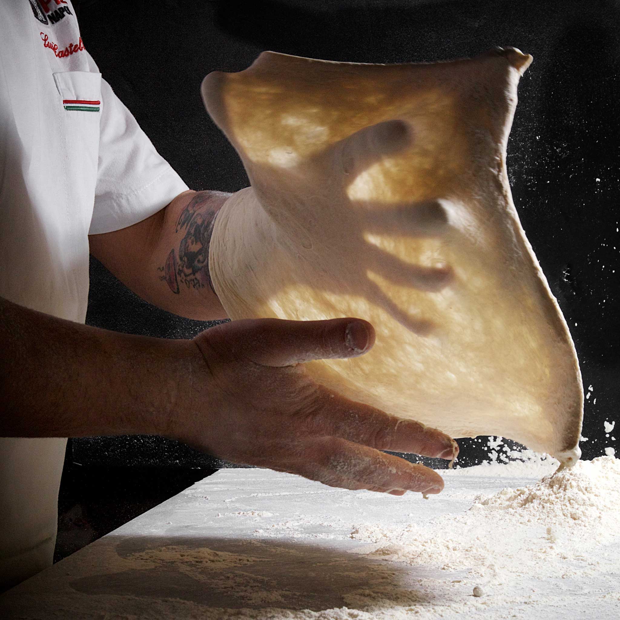stesura pizza Castellano