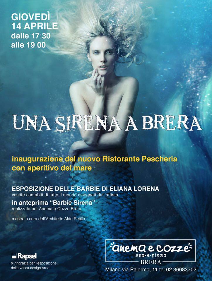 invito Una Sirena a Brera Fuorisalone 2016