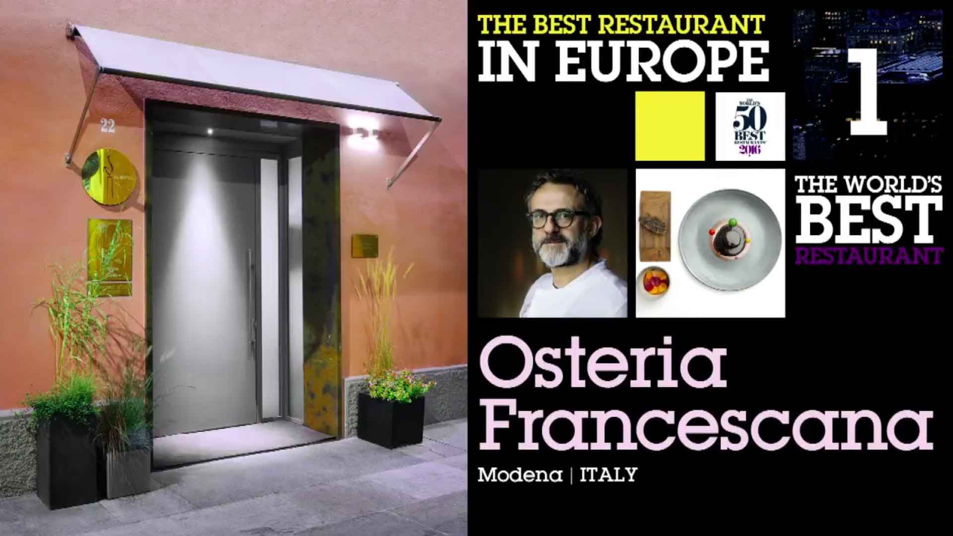 50 Best Restaurants 2016 classifica 1 Massimo Bottura