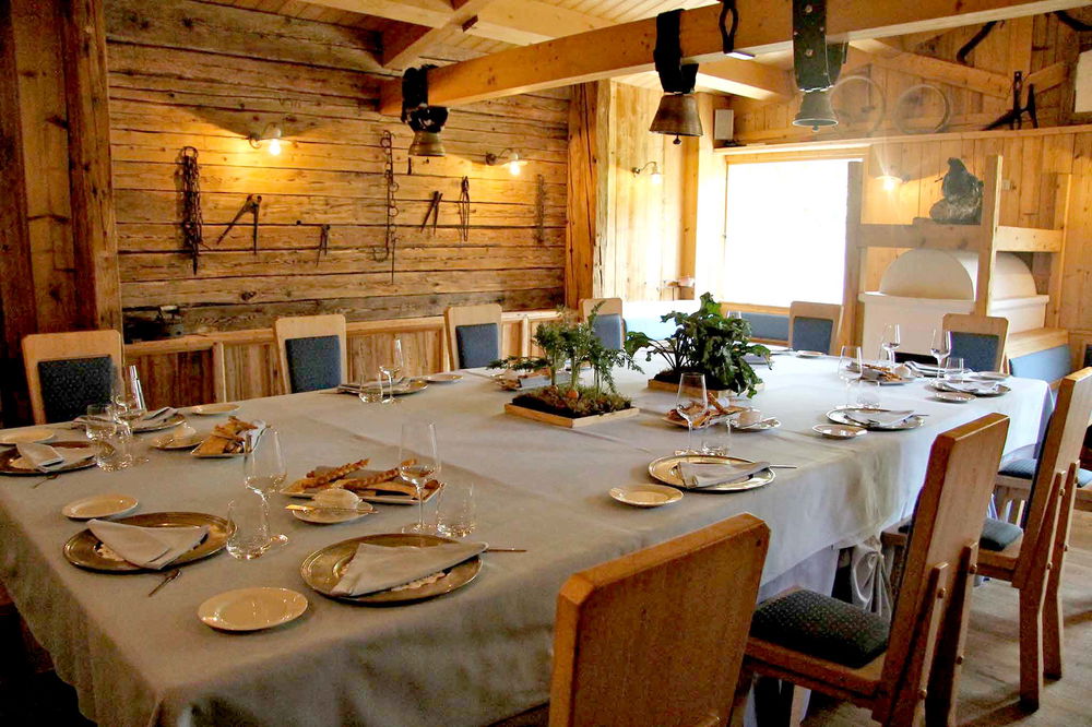 ristorante le presef nell'agriturismo la fiorida a mantello sondrio