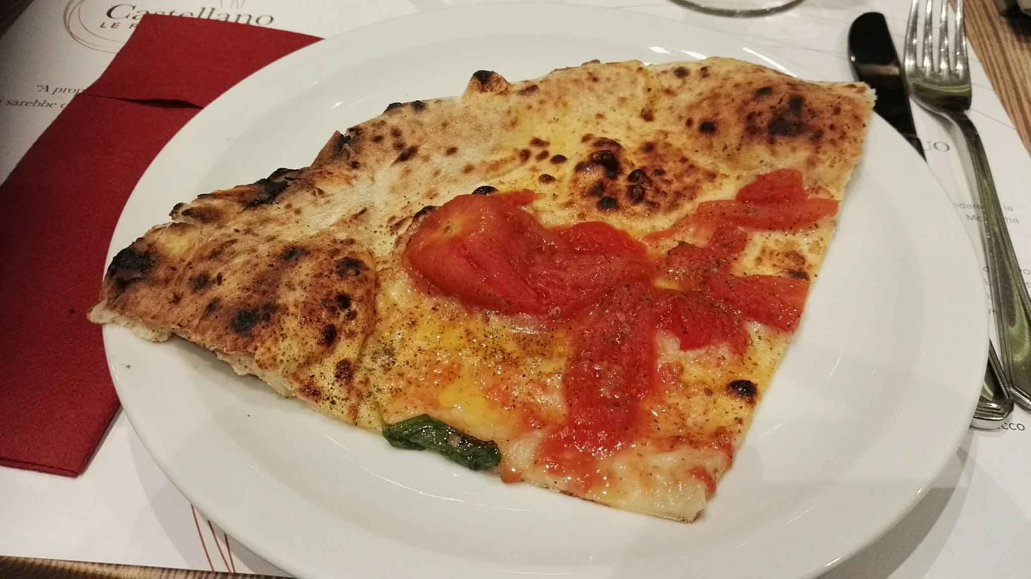 pizza marinara Luca Castellano