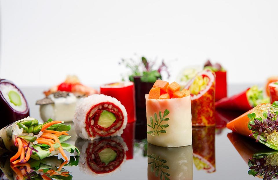 sushi lamine vegetali