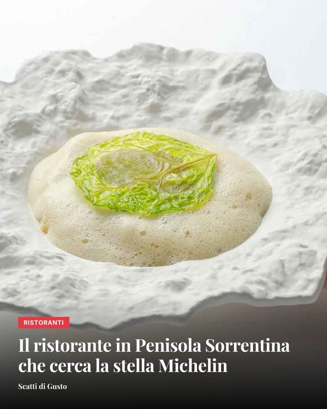 C'è un ristorante in Penisola Sorrentina in odore di stella Michelin in forza dei buoni piatti dello chef Emanuel Sco…