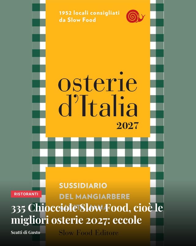 Siete alla ricerca delle migliori osterie in Italia e qui (link all’articolo del nostro sito in bio) avete 335 osteri…