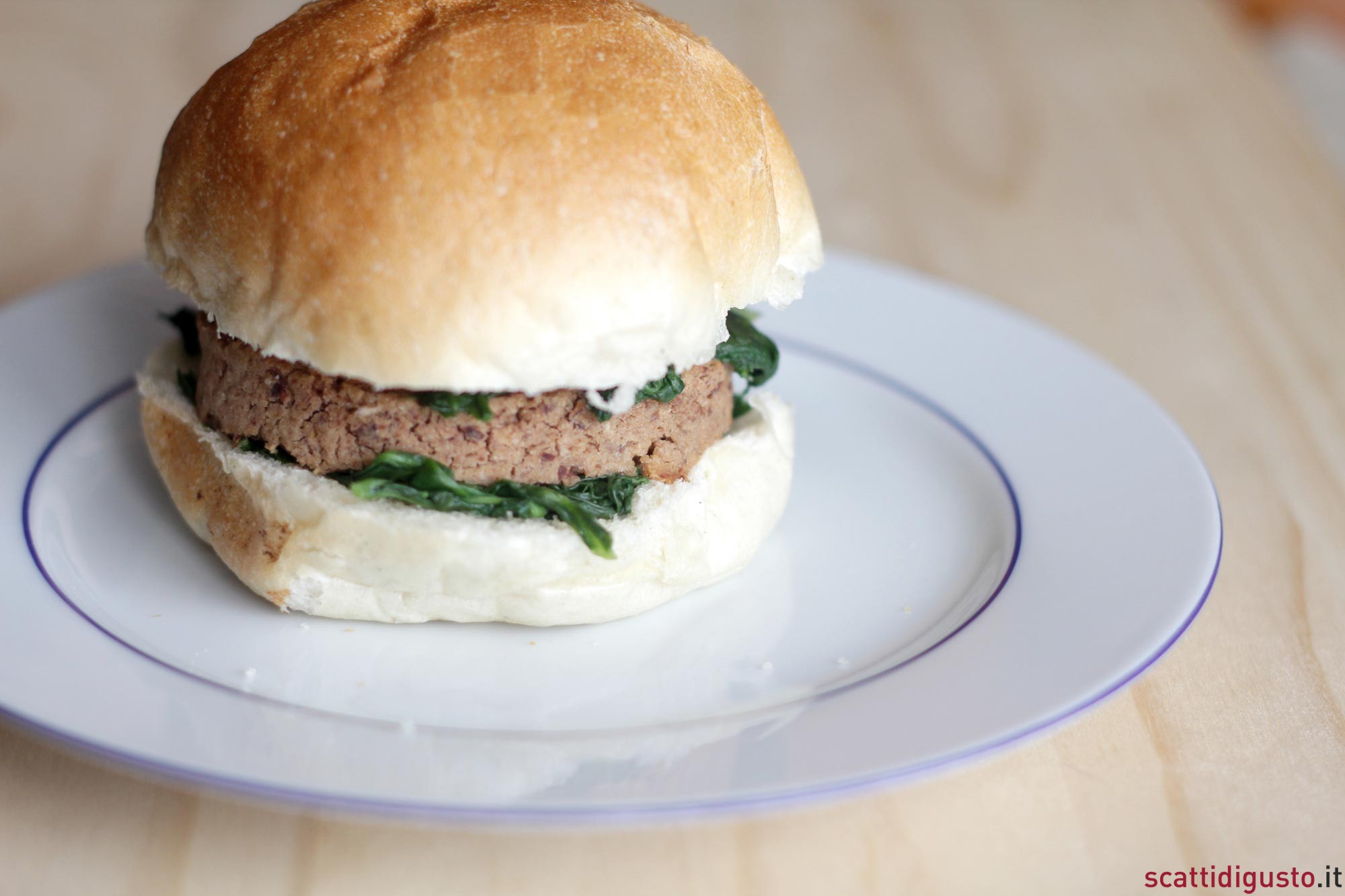 hamburger vegetariano la ricetta