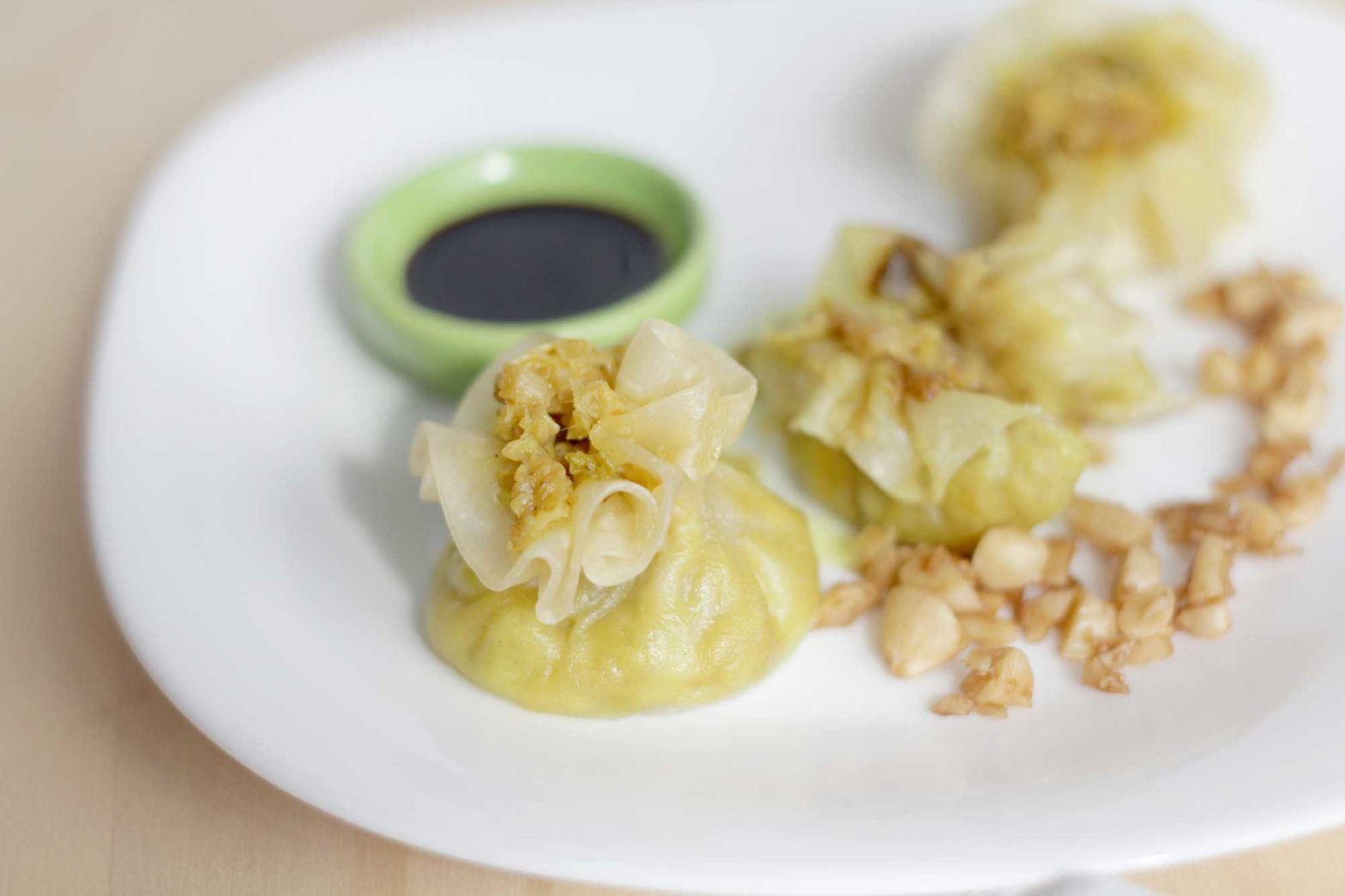 la ricetta dei ravioli vegani al vapore