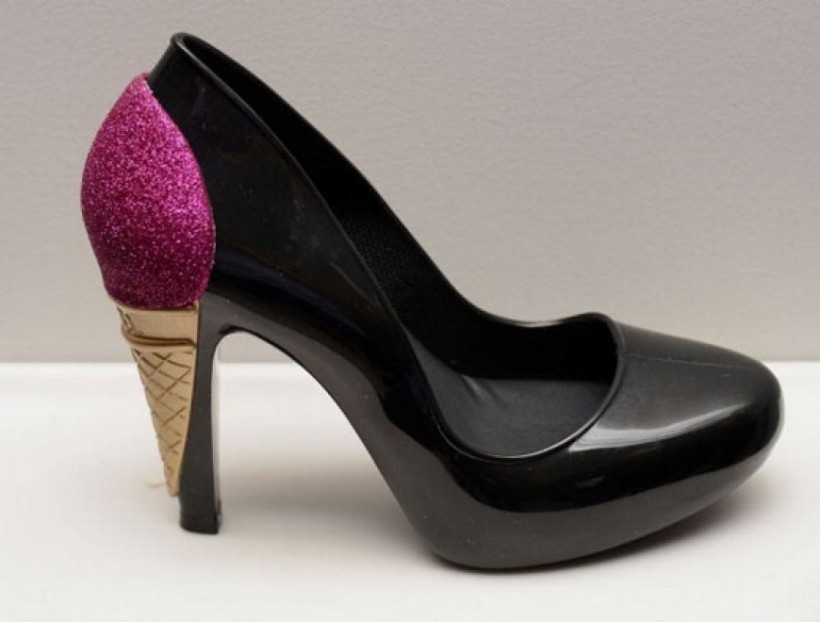 scarpa con tacco cono gelato 1