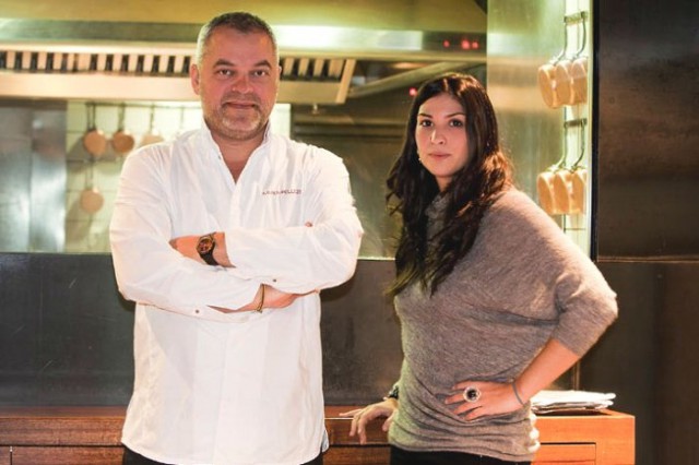 Regina Santamaria-chef Xavier Pellicer