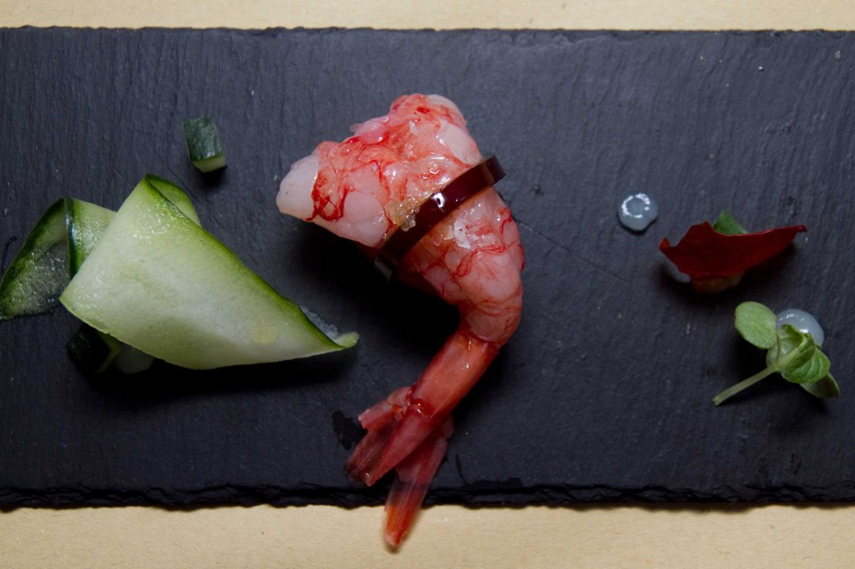 nigiri di gambero rosso