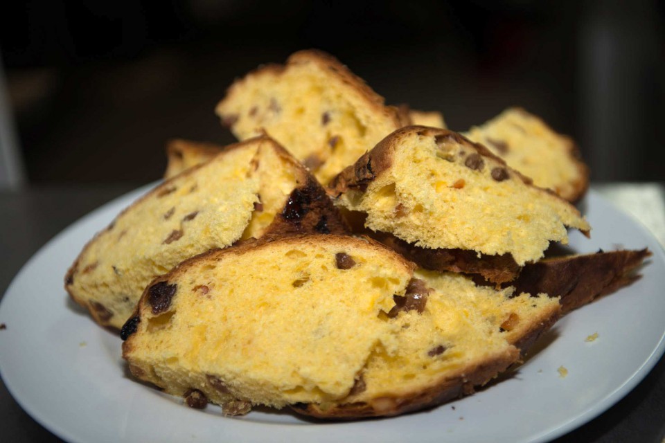 fette di panettone Roscioli