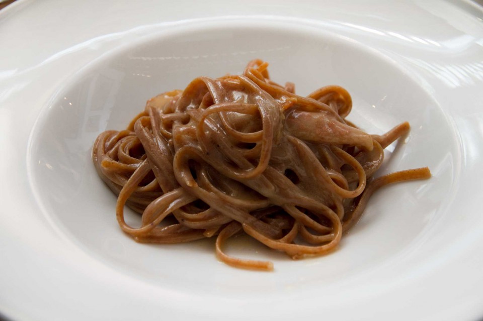 linguine monococco lardo