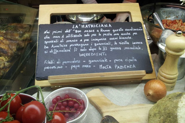 matriciana spasso food