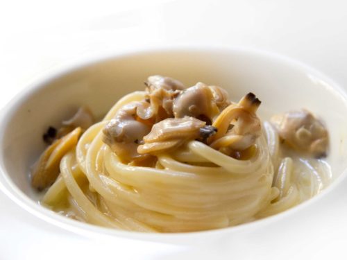 Spaghetti alle vongole cremosi