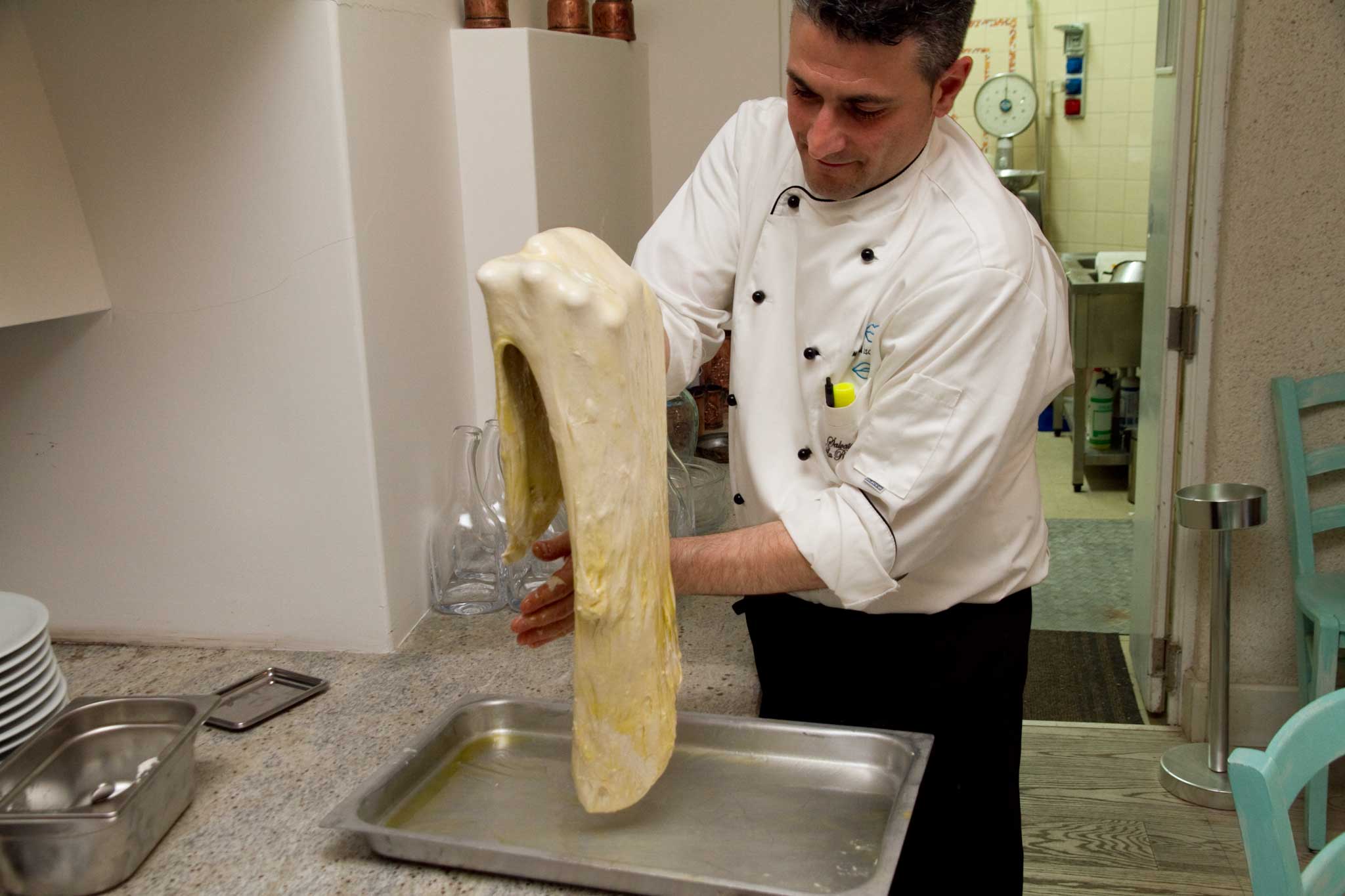 Salvatore La Ragione focaccia