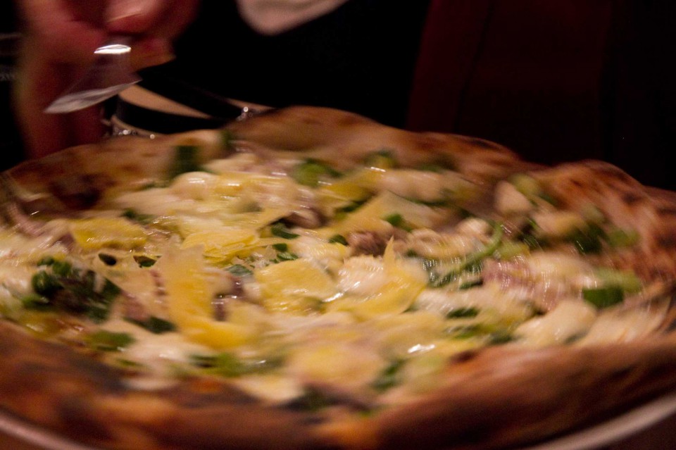 pizza in azione