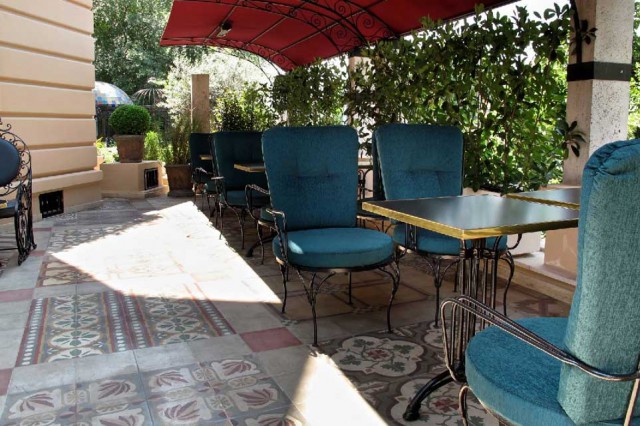ristorante all'aperto Roma
