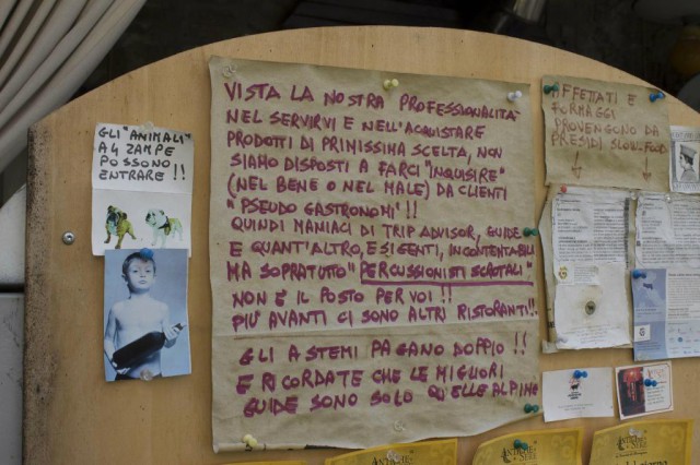 antiche sere cartello anti tripadvisor