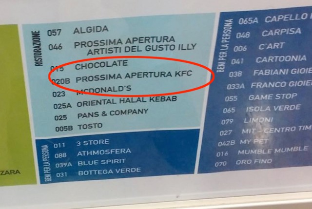 kentucky fried chicken roma