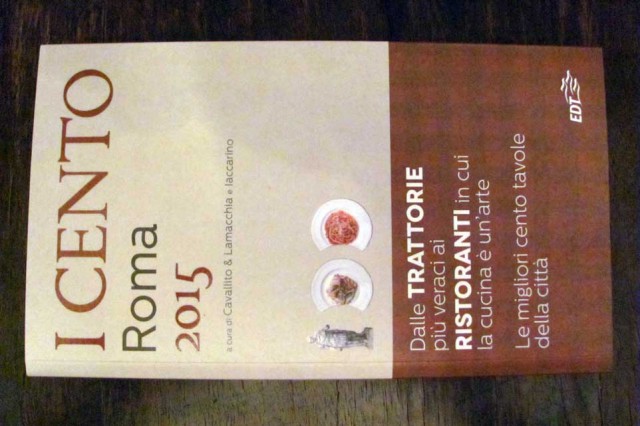 Cento migliori ristoranti di Roma 2015