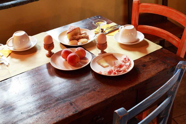 osteria La Vrille colazione