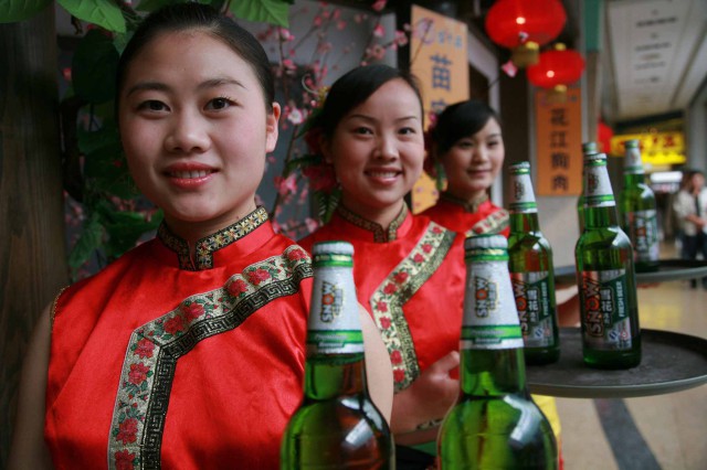 Snow birra Cina
