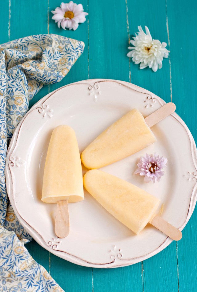 Peach Popsicles