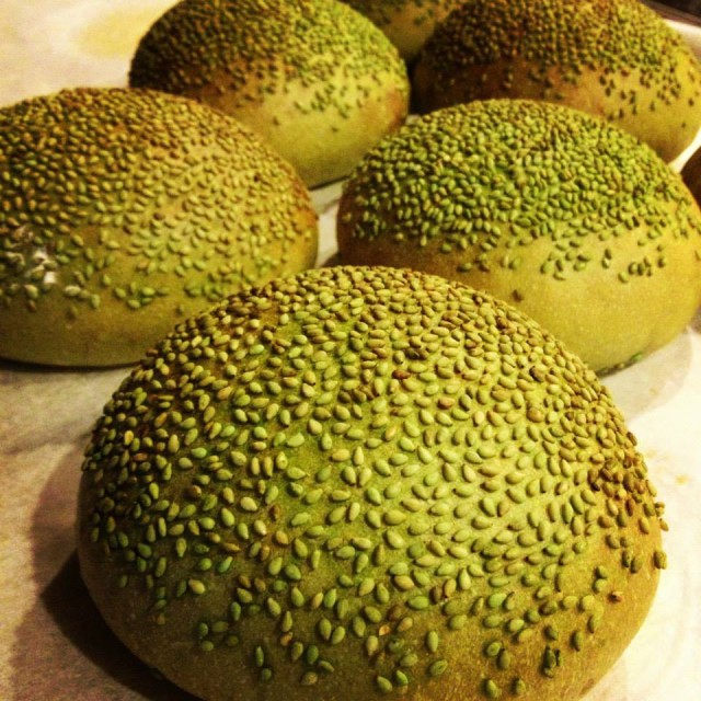 pane al tè matcha