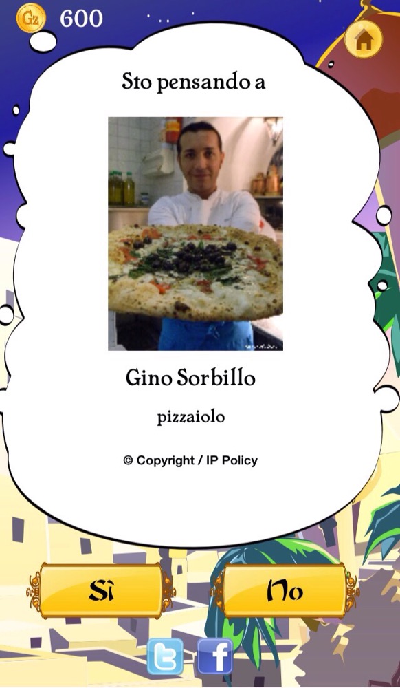 Akinator. Mi chiamo Sorbillo, Gino Sorbillo e la pizza è un gioco
