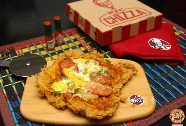 pizza pollo fritto KFC